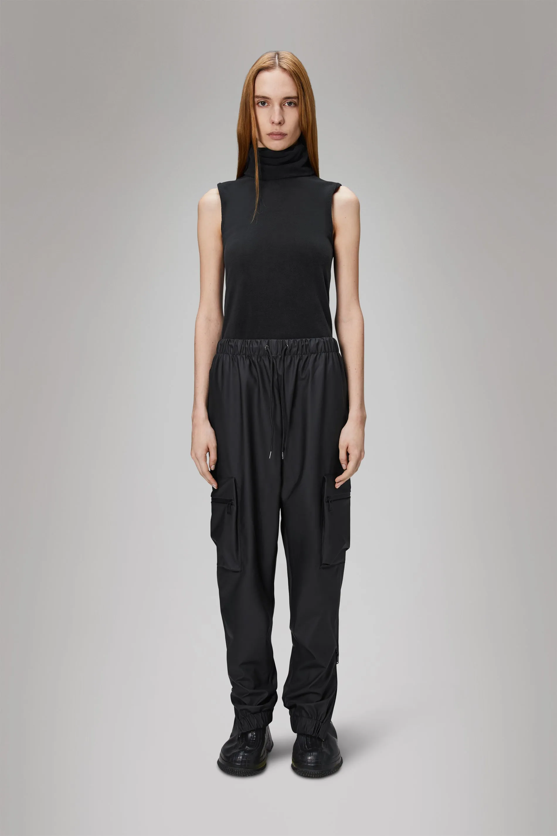 Cargo Rain Pants Regular - Black