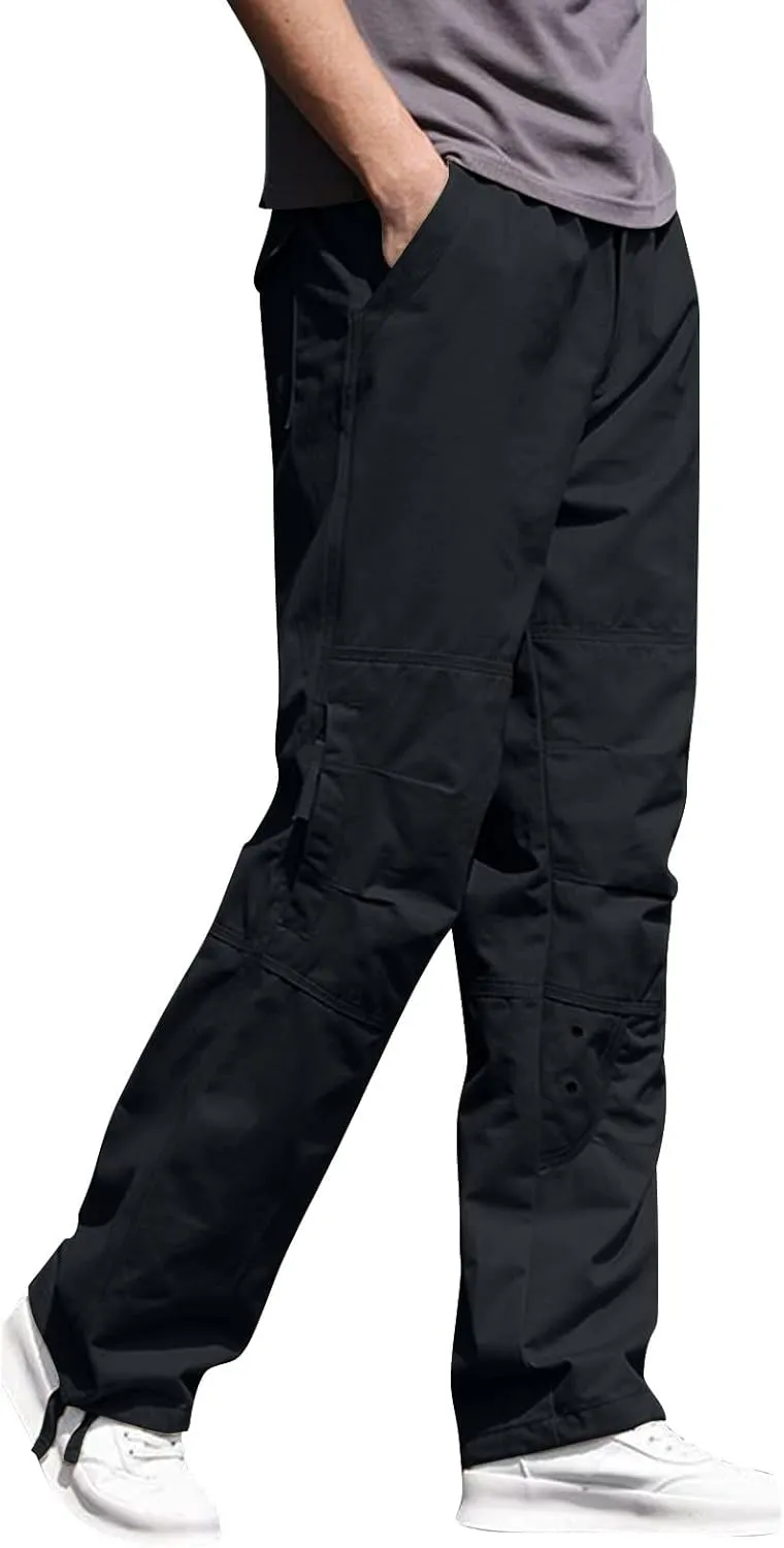 Casual Hiking Pants for Men Stretch Relaxed Fit Cotton Ripstop Tactical Pants Outdoor Work Long Trousers with Pockets