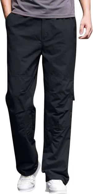 Casual Hiking Pants for Men Stretch Relaxed Fit Cotton Ripstop Tactical Pants Outdoor Work Long Trousers with Pockets