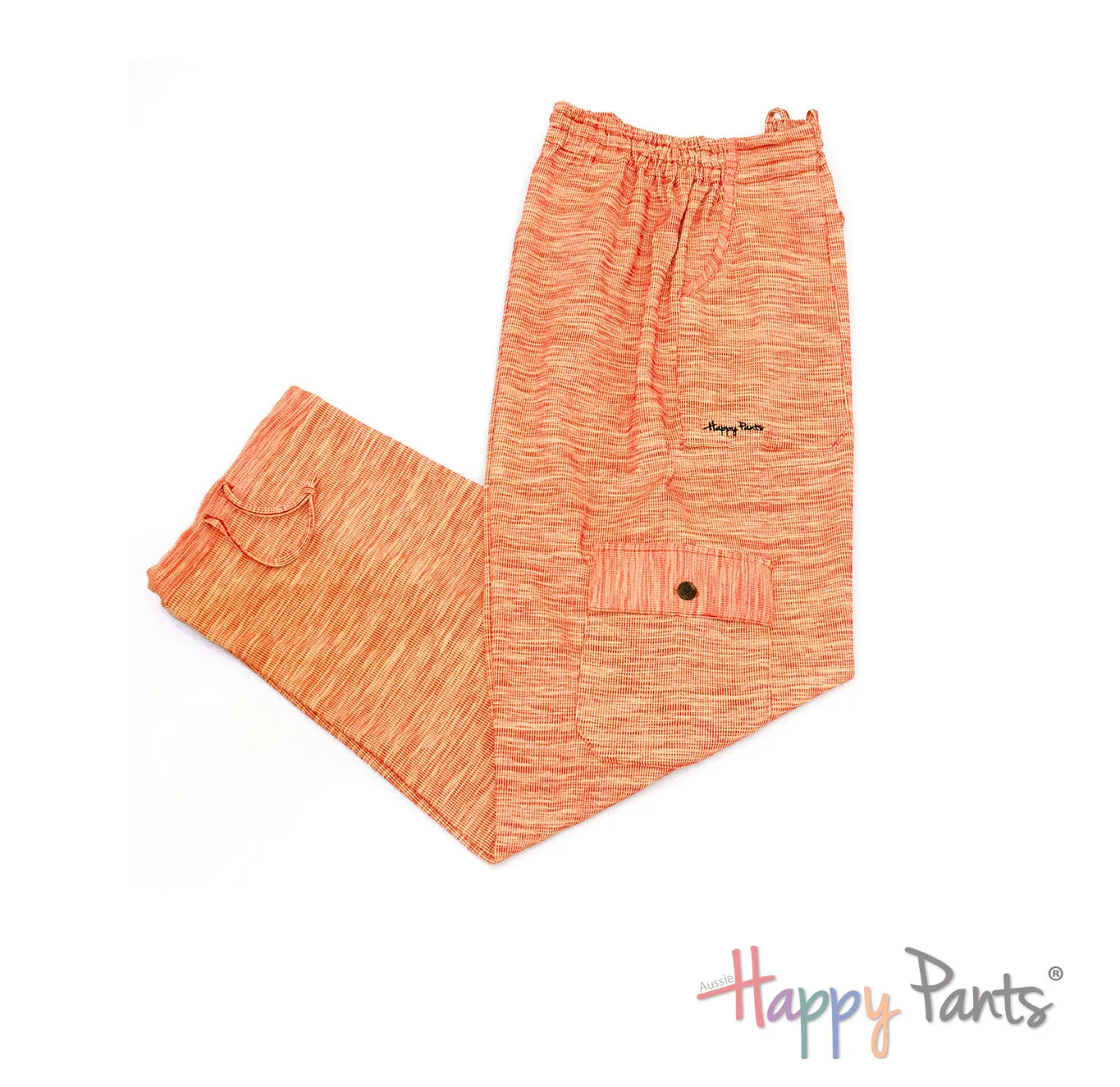 Evening Sunset Orange Men Happy Pants