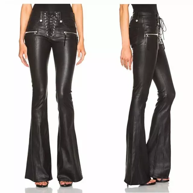 Funki Buys | Pants | Women's Elegant Chic Faux Leather Pants