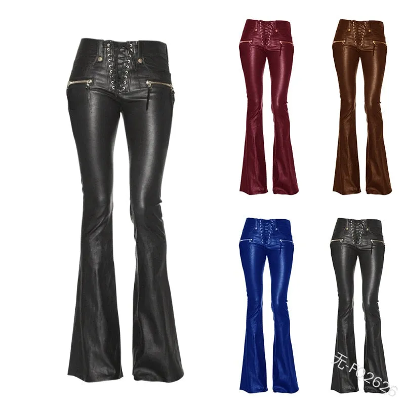 Funki Buys | Pants | Women's Elegant Chic Faux Leather Pants