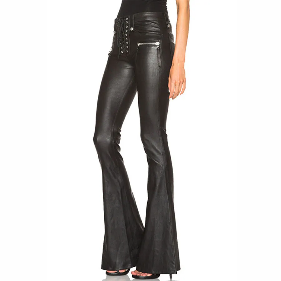 Funki Buys | Pants | Women's Elegant Chic Faux Leather Pants