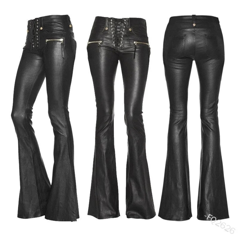 Funki Buys | Pants | Women's Elegant Chic Faux Leather Pants