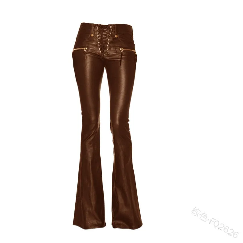 Funki Buys | Pants | Women's Elegant Chic Faux Leather Pants