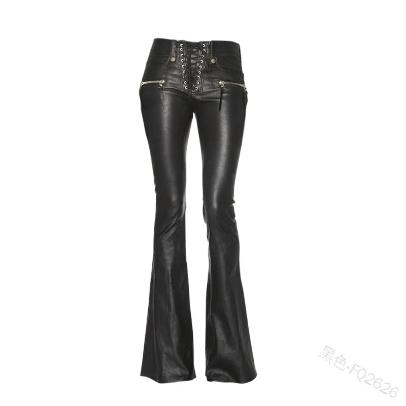 Funki Buys | Pants | Women's Elegant Chic Faux Leather Pants