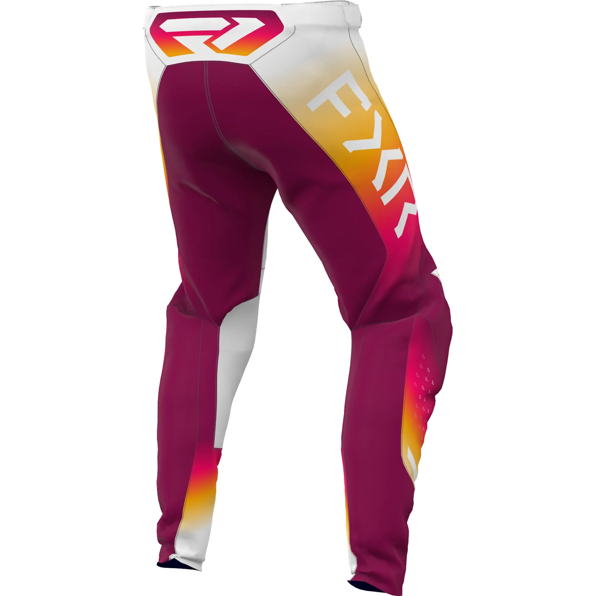 FXR  Helium MX Pants Sangria 4-Way Stretch Lightweight Durable Breathable