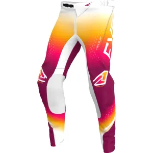 FXR  Helium MX Pants Sangria 4-Way Stretch Lightweight Durable Breathable