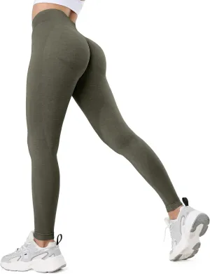 GILLYA Women's Scrunch Butt Lifting Leggings Seamless Tie Dye Workout Leggings Gym High Waisted Booty Lift Pants