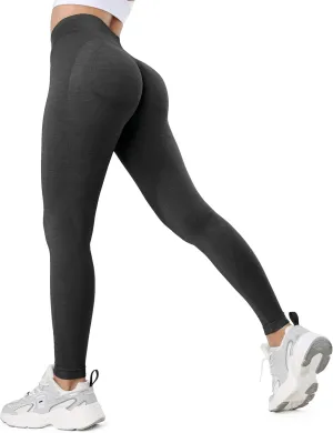 GILLYA Women's Scrunch Butt Lifting Leggings Seamless Tie Dye Workout Leggings Gym High Waisted Booty Lift Pants