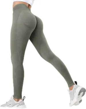 GILLYA Women's Scrunch Butt Lifting Leggings Seamless Tie Dye Workout Leggings Gym High Waisted Booty Lift Pants