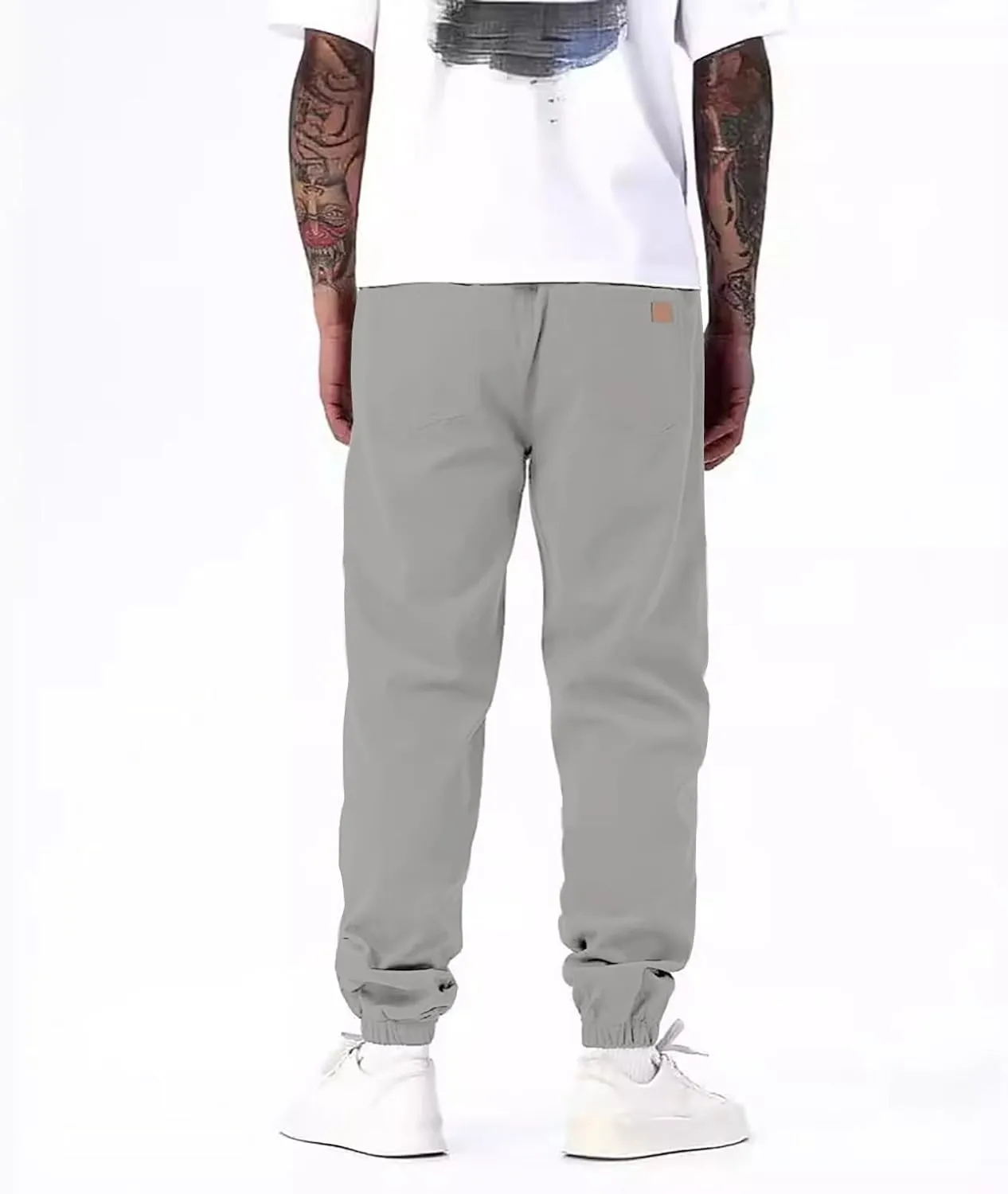 lcyhony Joggers for Men Relaxed fit Elastic Waist Drawstring Casual Golf Pants Summer Breathable Workout Pants with Pockets