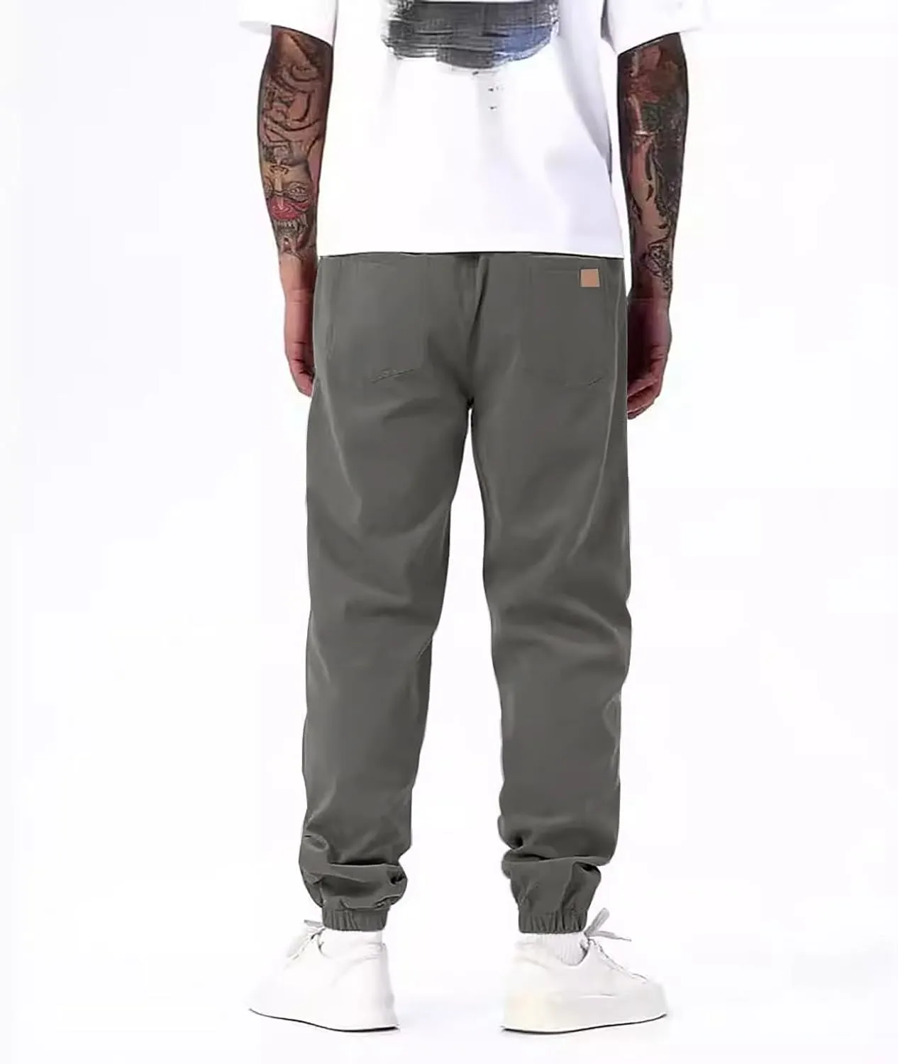 lcyhony Joggers for Men Relaxed fit Elastic Waist Drawstring Casual Golf Pants Summer Breathable Workout Pants with Pockets
