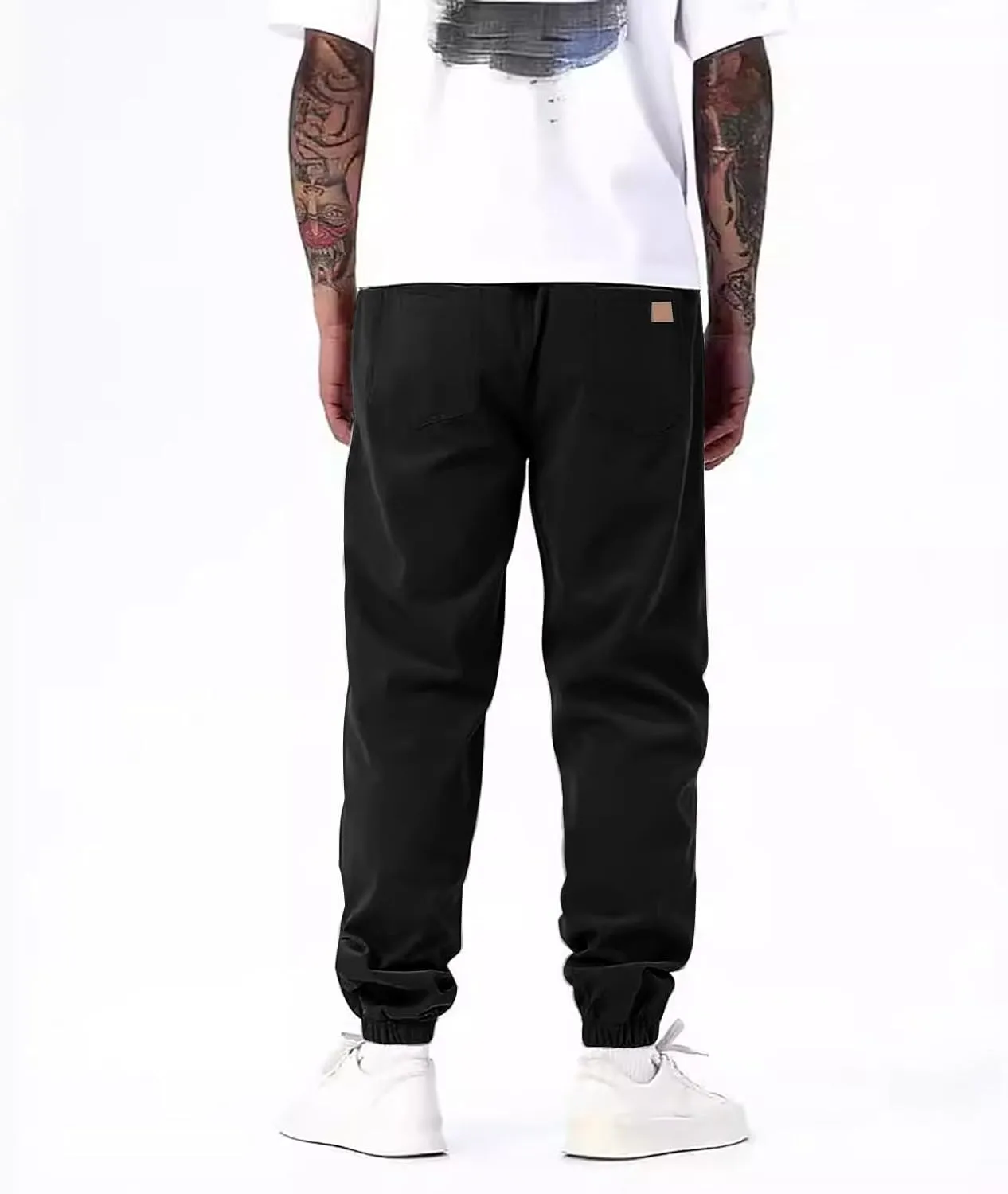 lcyhony Joggers for Men Relaxed fit Elastic Waist Drawstring Casual Golf Pants Summer Breathable Workout Pants with Pockets