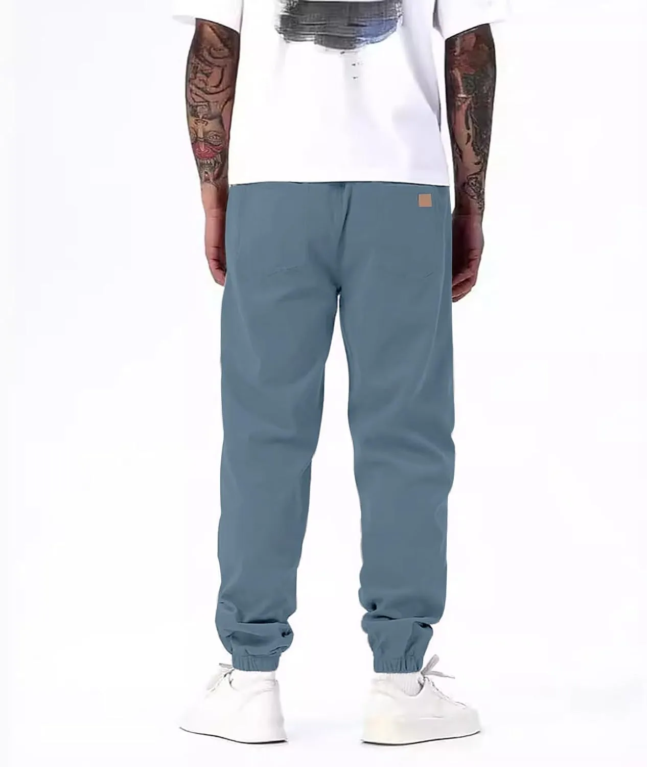 lcyhony Joggers for Men Relaxed fit Elastic Waist Drawstring Casual Golf Pants Summer Breathable Workout Pants with Pockets