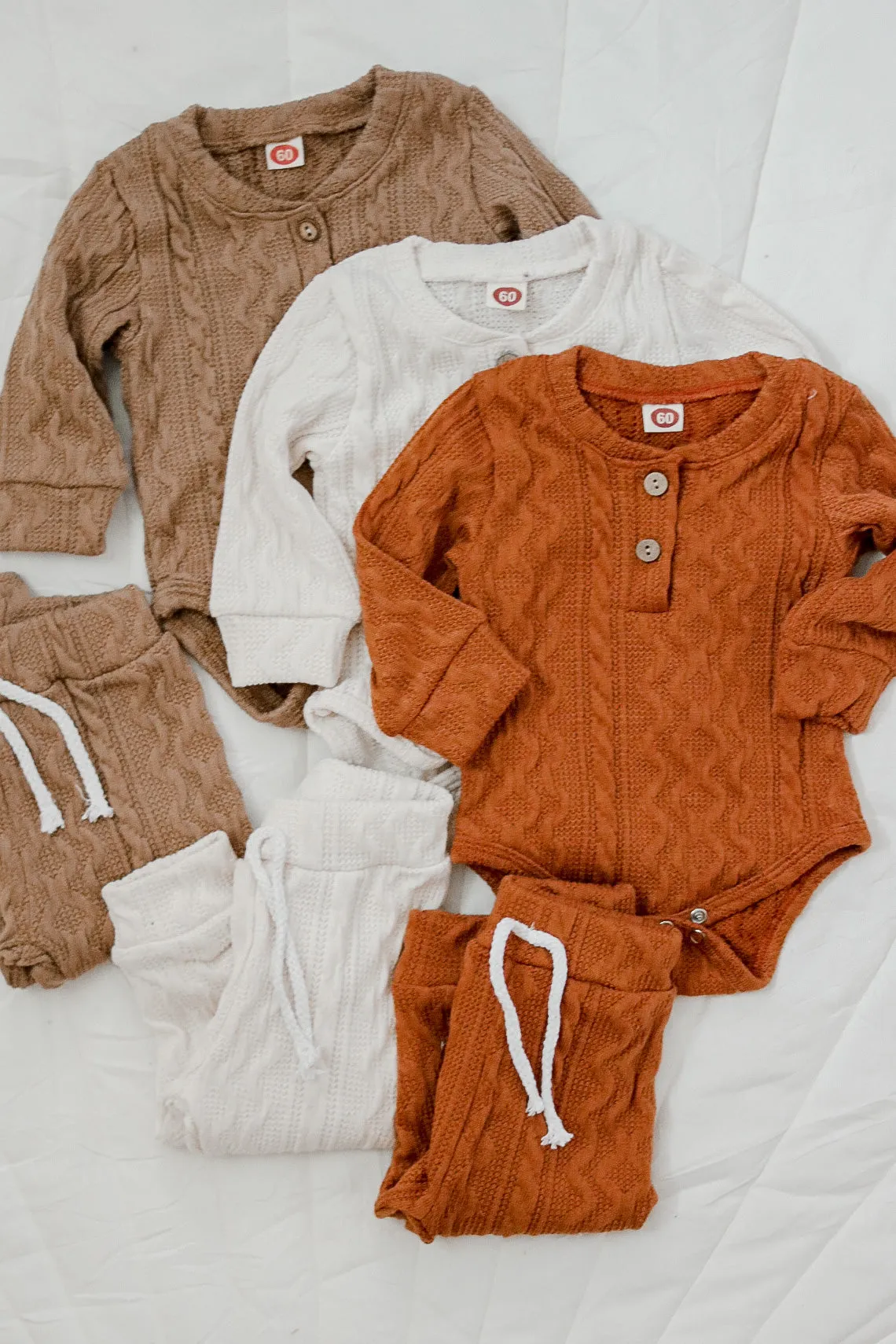 Louise | Knit Set | Rust