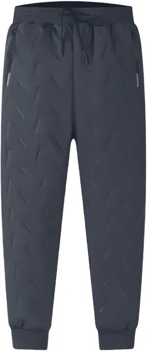 Men's 2024 Trendy Sherpa Joggers Winter Athletic Warm Fleece Lined Track Sweatpants Thermal Hiking Workout Running