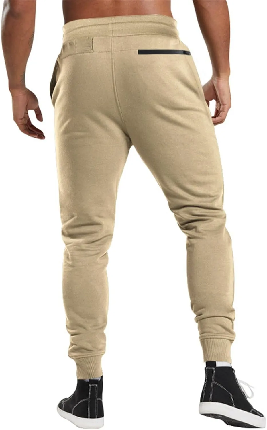 Mens Baggy Long Sweat Pants Mens Cargo Sweatpants Athletic Jogger Pant Drawstring Waist Going Out Casual Pants