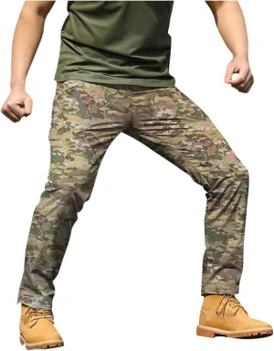 Mens Cargo Pants Casual Tactical Joggers Athletic Pant Loose Straight Trousers Sweatpants for Men Outdoor Apparel
