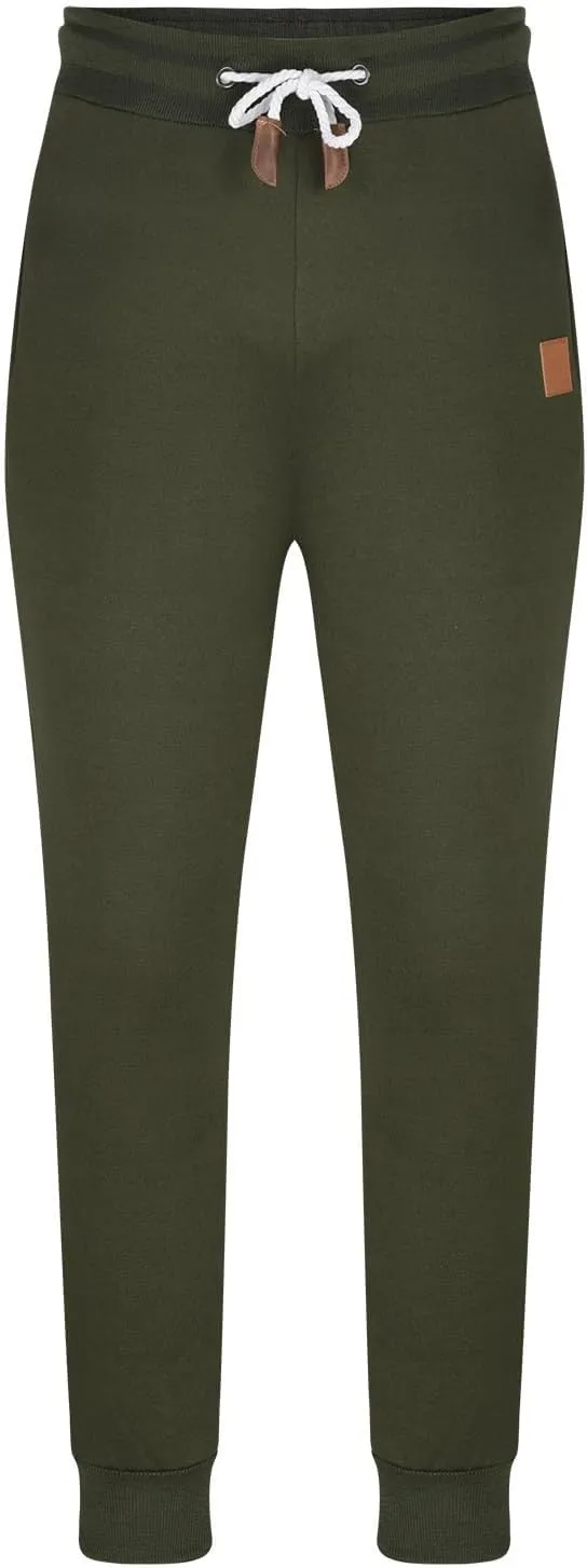 Mens Cargo Sweatpants Heavyweight Drawstring Fleece Joggers Workout Active Running Pants Baggy Trousers with Pockets