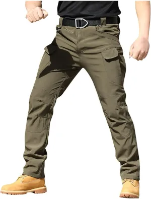 Men's Hiking Pants Cargo Pants with Multi Pockets Tactical Pants Baggy Jogger Outdoor Trouser Sweatpants for Men