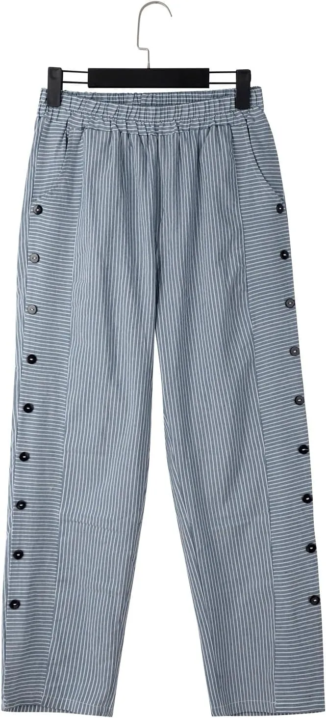 Summer Capri Pants for Women 2025 Texture Cotton Linen Casual Pants Linen Lounge Beach Summer Capri for