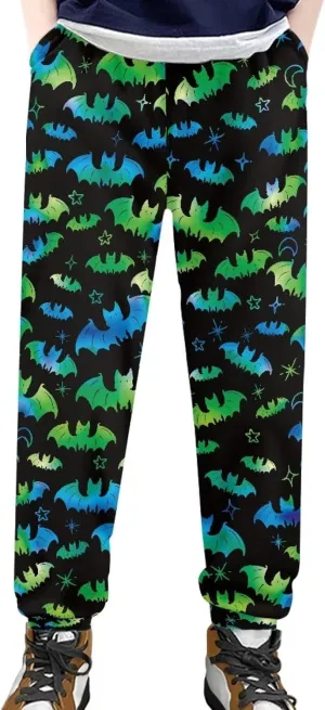 Teen Boys Sweatpants Girls Sweatpants Sport Gym Kids Trackpants with Pockets Casual Workout Pants Size 4-15 Years