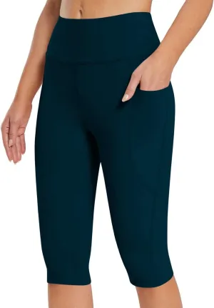 Wide Leg Yoga Capris Pants for Women High Waist Loose Comfy Running Hiking Gym Athletic Pants Joggers Lounge Crop