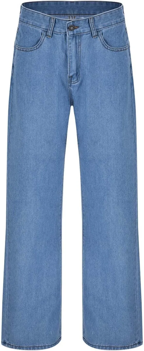 Womens Jeans Hig Waisted Straight Leg Loose Stretchy Lightweight Tummy Control Trendy Jeans for Women 2024