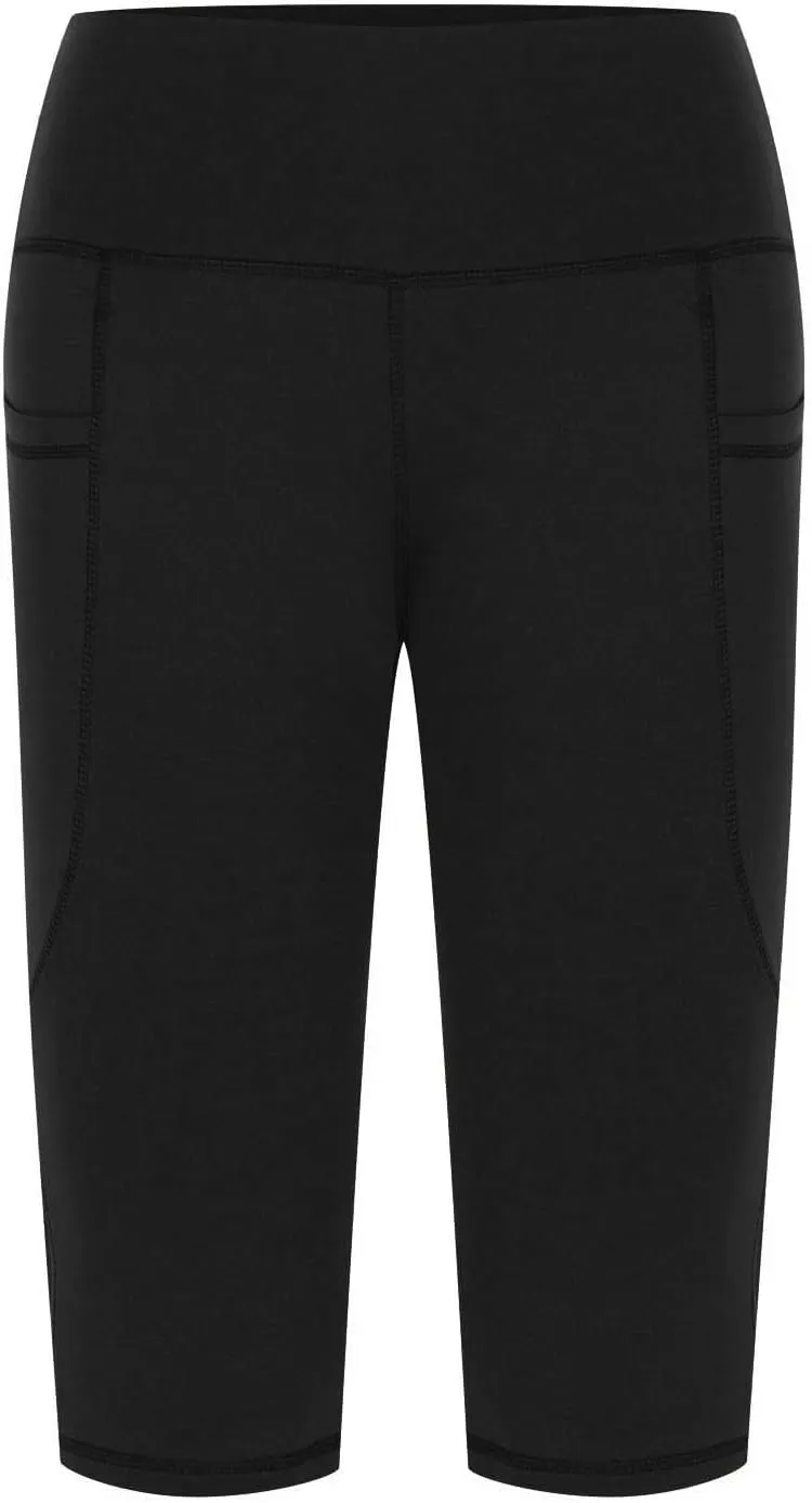 Women's Wide Leg Yoga Capris Pants High Waist Plus Size Running Hiking Gym Athletic Pants Joggers Lounge Crop