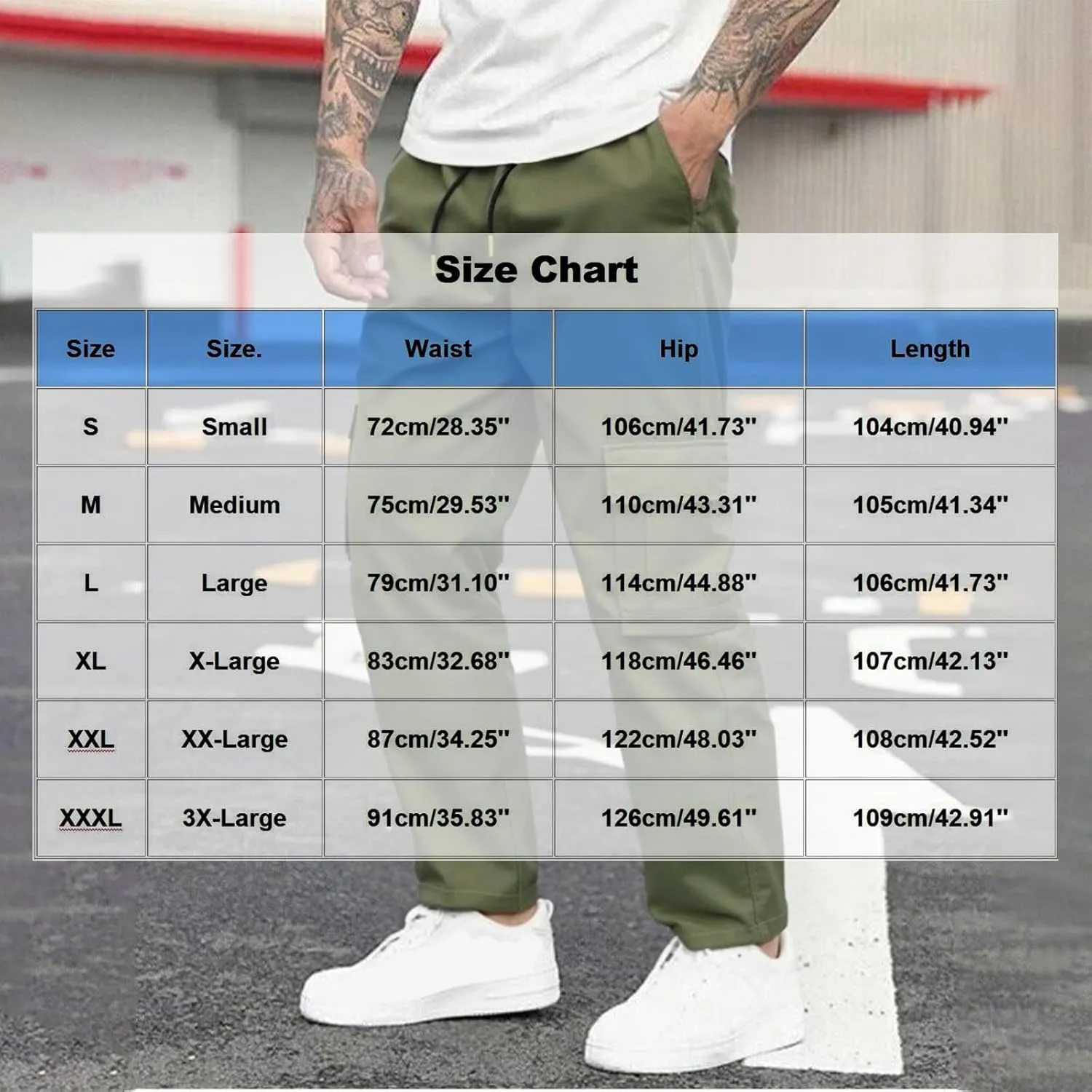 Xiaojmake Mens Casual Cargo Pants Outdoor Hiking Pant Drawstring Workout Joggers Sweatpants Tactical Pants with Multi Pockets