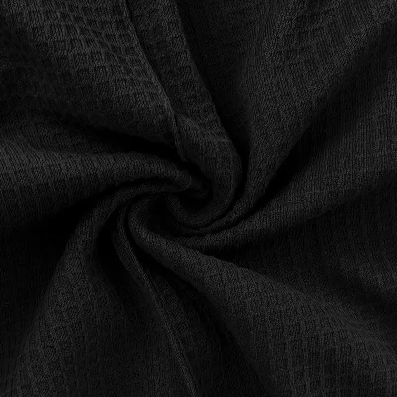 Xiaojmake Mens Casual Drawstring Pants 2025 Elastic Waist Lightweight Summer Loose Straight Waffle Work Pants with Pockets